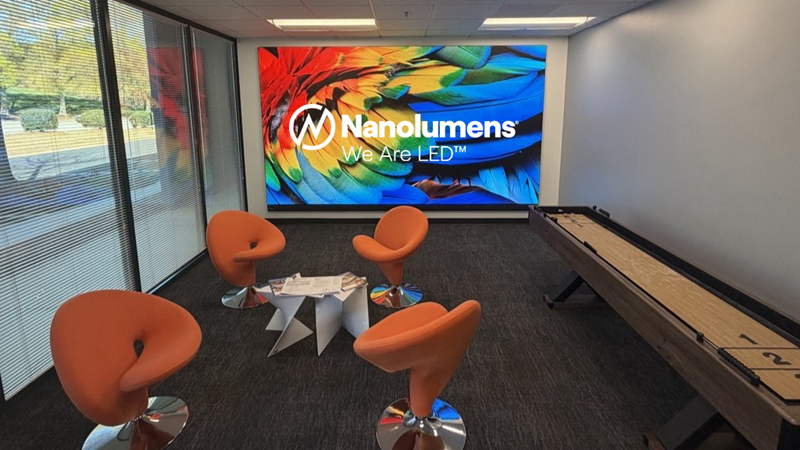 Nanolumens new headquarters lobby