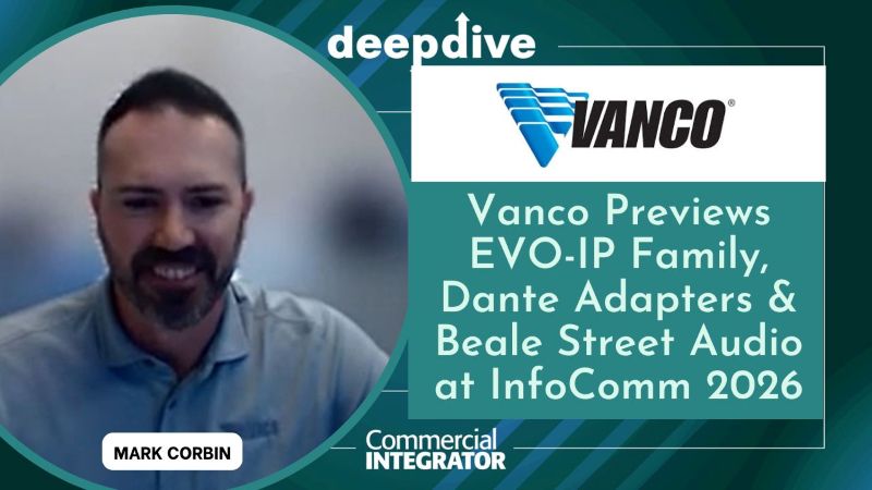 Vanco International President Mark Corbin InfoComm 2026 Preview YT Thumbnail Image Q&A