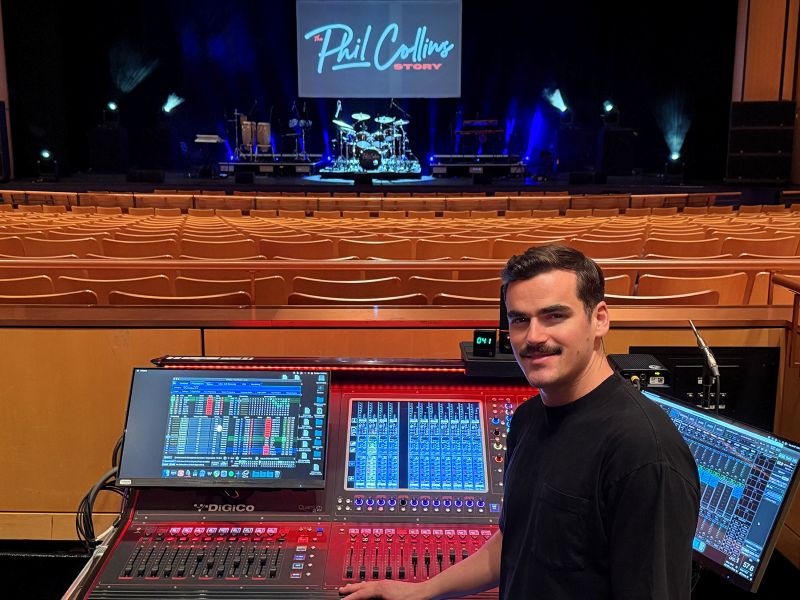 The Phil Collins Story Tours With DiGiCo and KLANG, slide 1