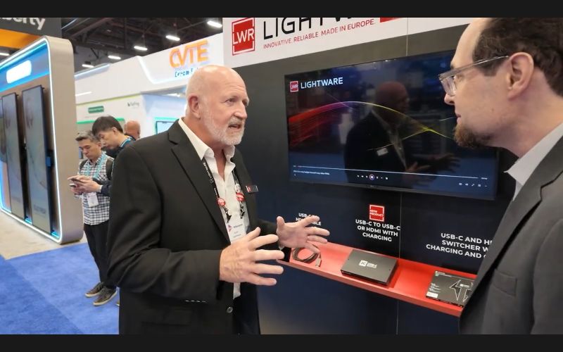 Lightware booth at InfoComm 2026