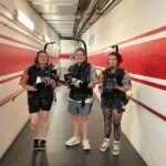 UNT students using Sony's FX6 cameras during media production course