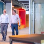 Left to Right: Lutz Rathmann, new CEO of Riedel Communications, and Anthony Zuyderhoff, the company’s new Chief Commercial Officer (CCO)