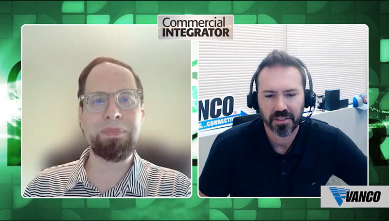 Dan Ferrisi with Mark Corbin on AV-over-IP