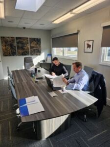 Dan & Greg signing Operating Agreement in November 2024