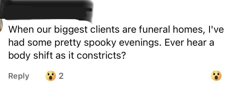 funeral home client